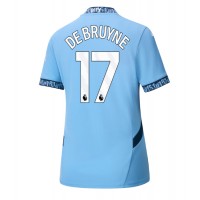 Camiseta Manchester City Kevin De Bruyne #17 Primera Equipación Replica 2024-25 para mujer mangas cortas